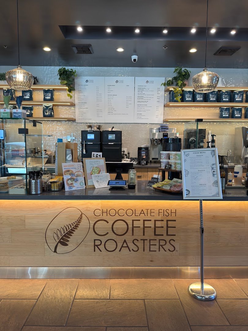 Interior of Chocolate Fish Coffee Roasters, specialty coffee shop in Sacramento