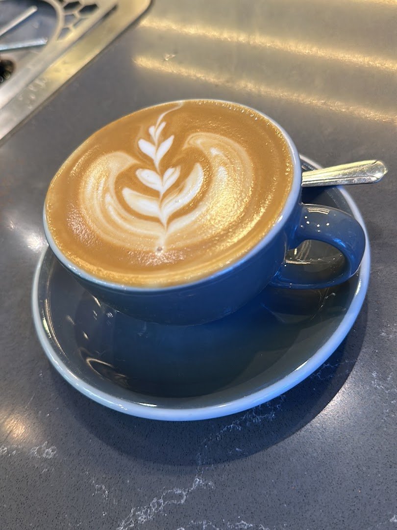 Coffee at Chocolate Fish Coffee Roasters, specialty coffee shop in Sacramento