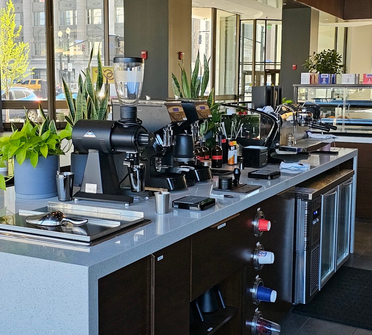 Interior of Barista Parlor 500W, specialty coffee shop in Louisville