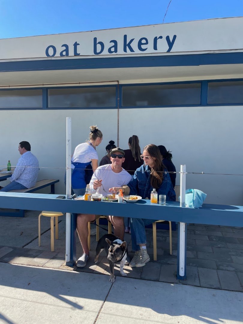 Storefront of Oat Bakery, specialty coffee shop in Santa Barbara