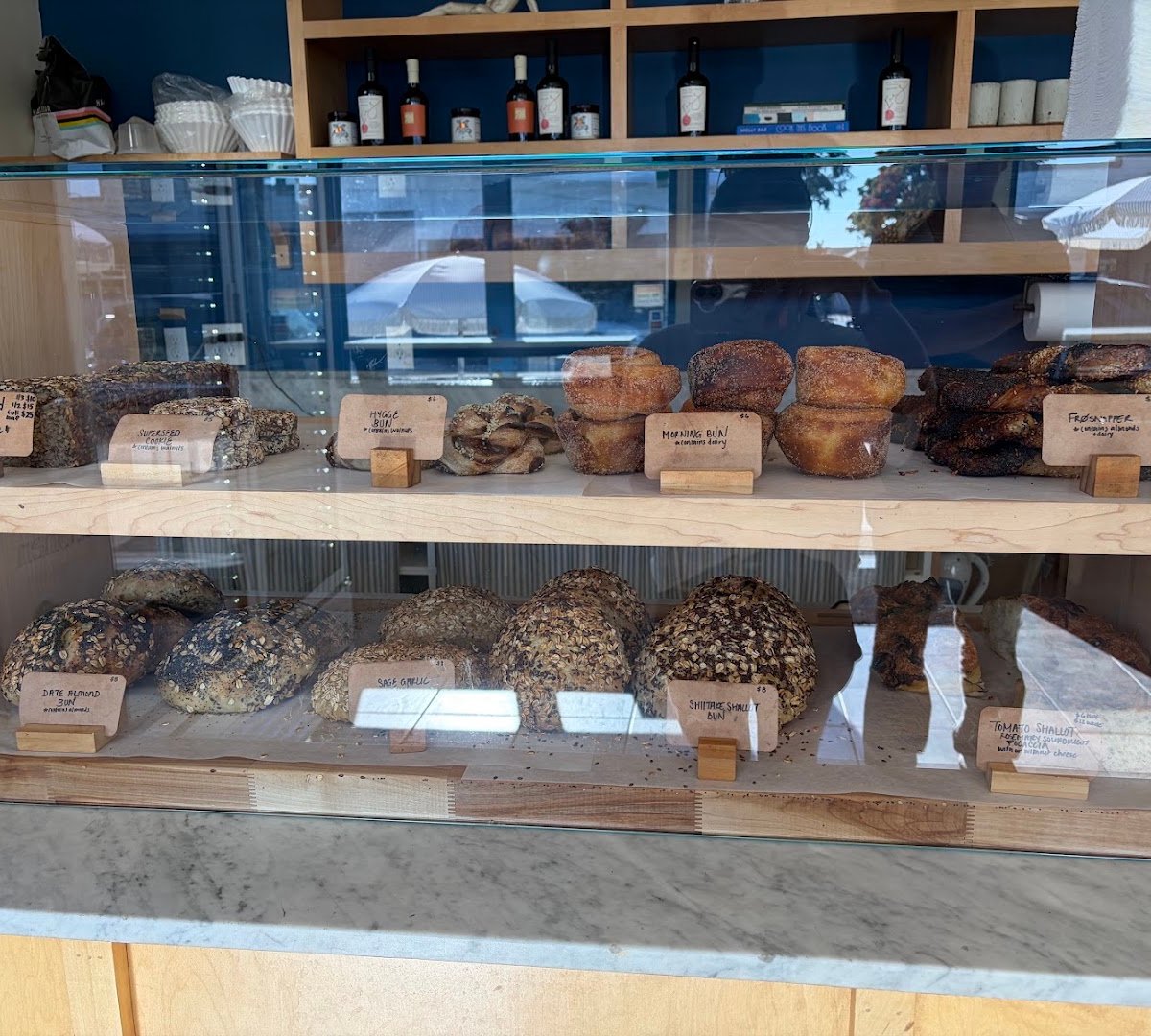 Food at Oat Bakery, specialty coffee shop in Santa Barbara