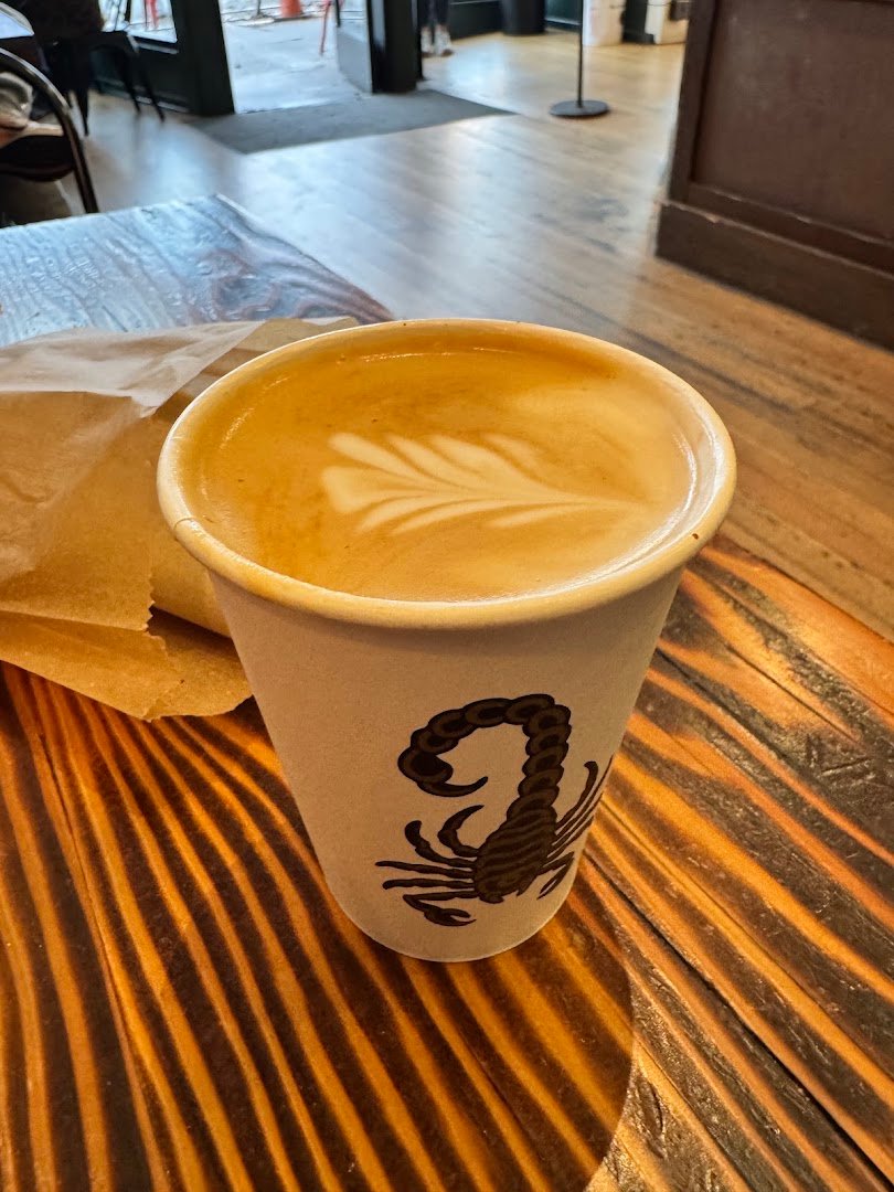 Coffee at Timeless Coffee, specialty coffee shop in Oakland