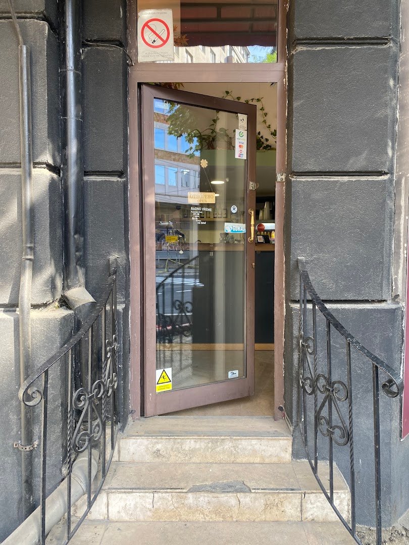 Storefront of Coffee place, specialty coffee shop in Belgrade