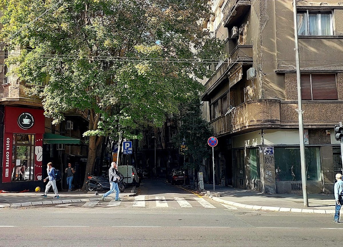 Storefront of Coffee place, specialty coffee shop in Belgrade