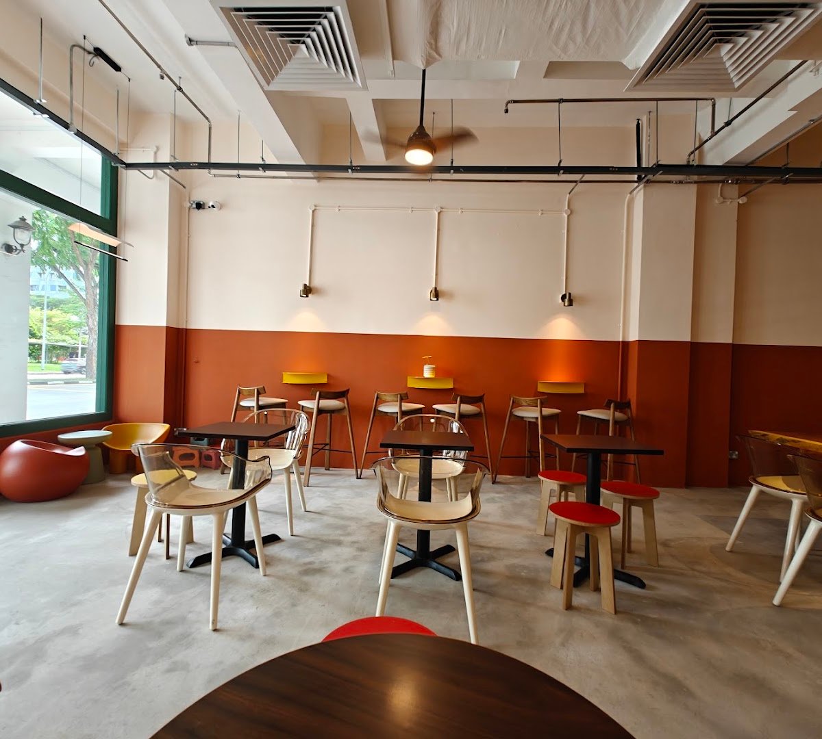 Interior of KerYi Coffee, specialty coffee shop in Singapore