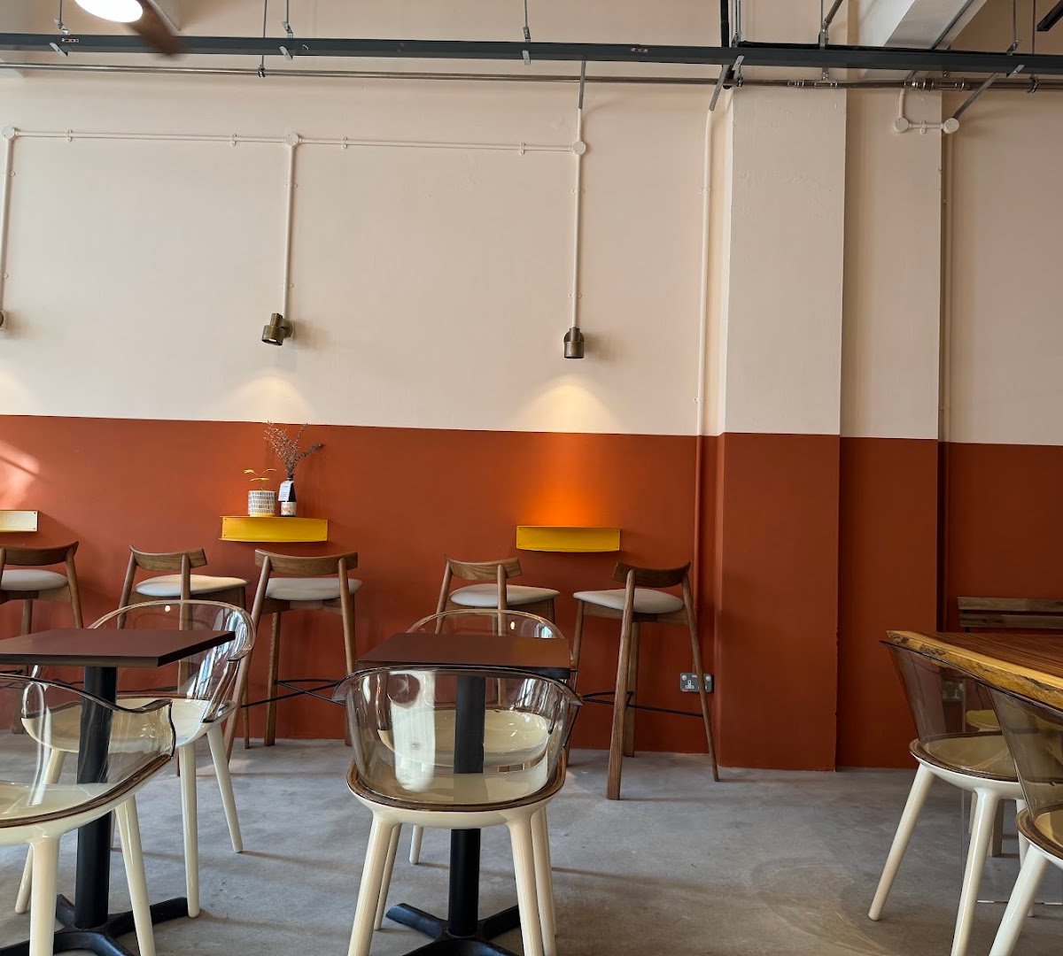 Interior of KerYi Coffee, specialty coffee shop in Singapore