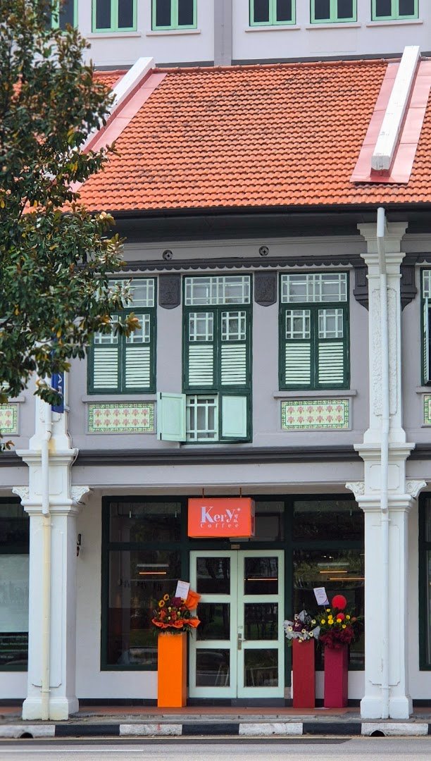 Storefront of KerYi Coffee, specialty coffee shop in Singapore