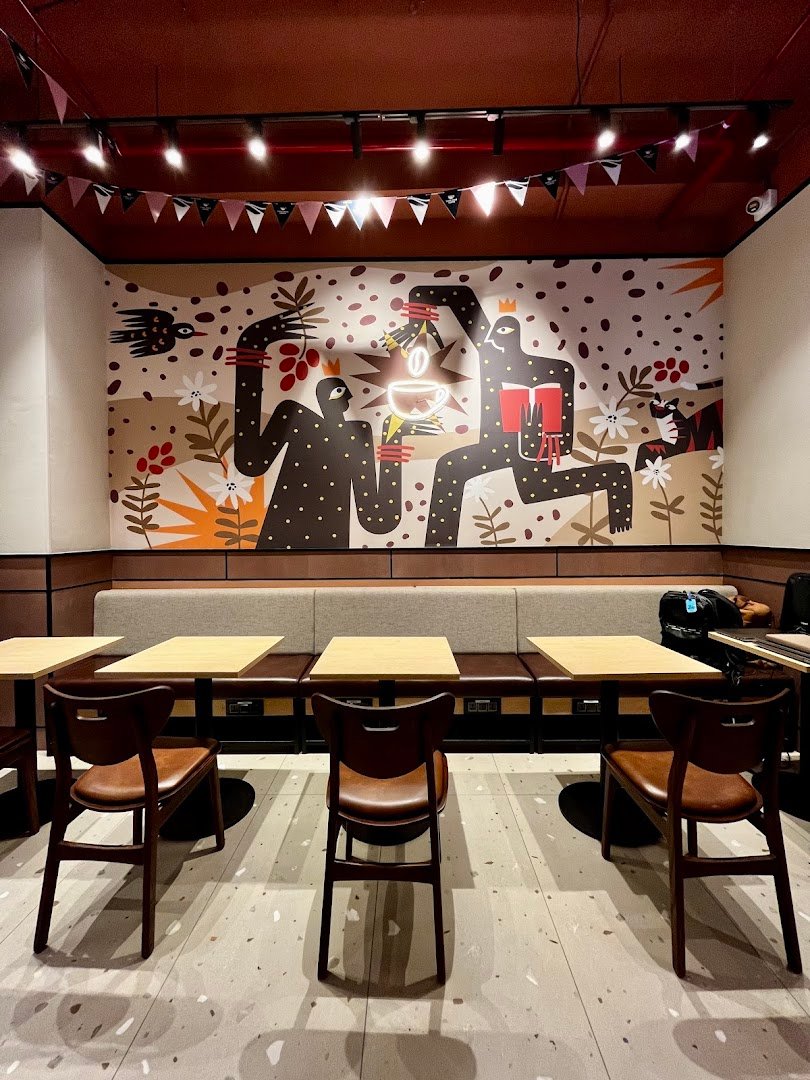 Interior of Third Wave Coffee, specialty coffee shop in Mumbai