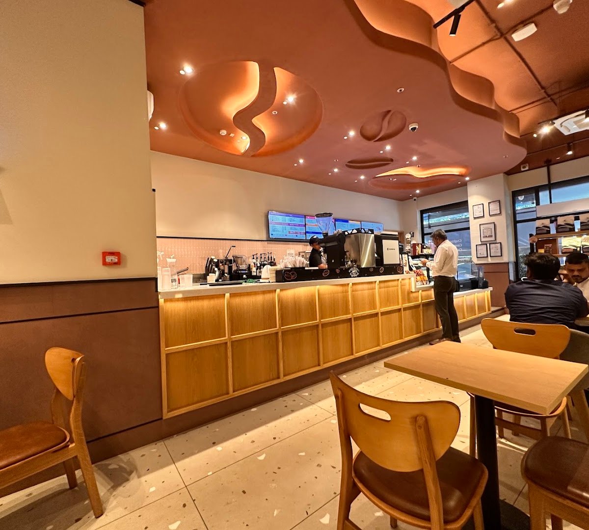 Interior of Third Wave Coffee, specialty coffee shop in Mumbai