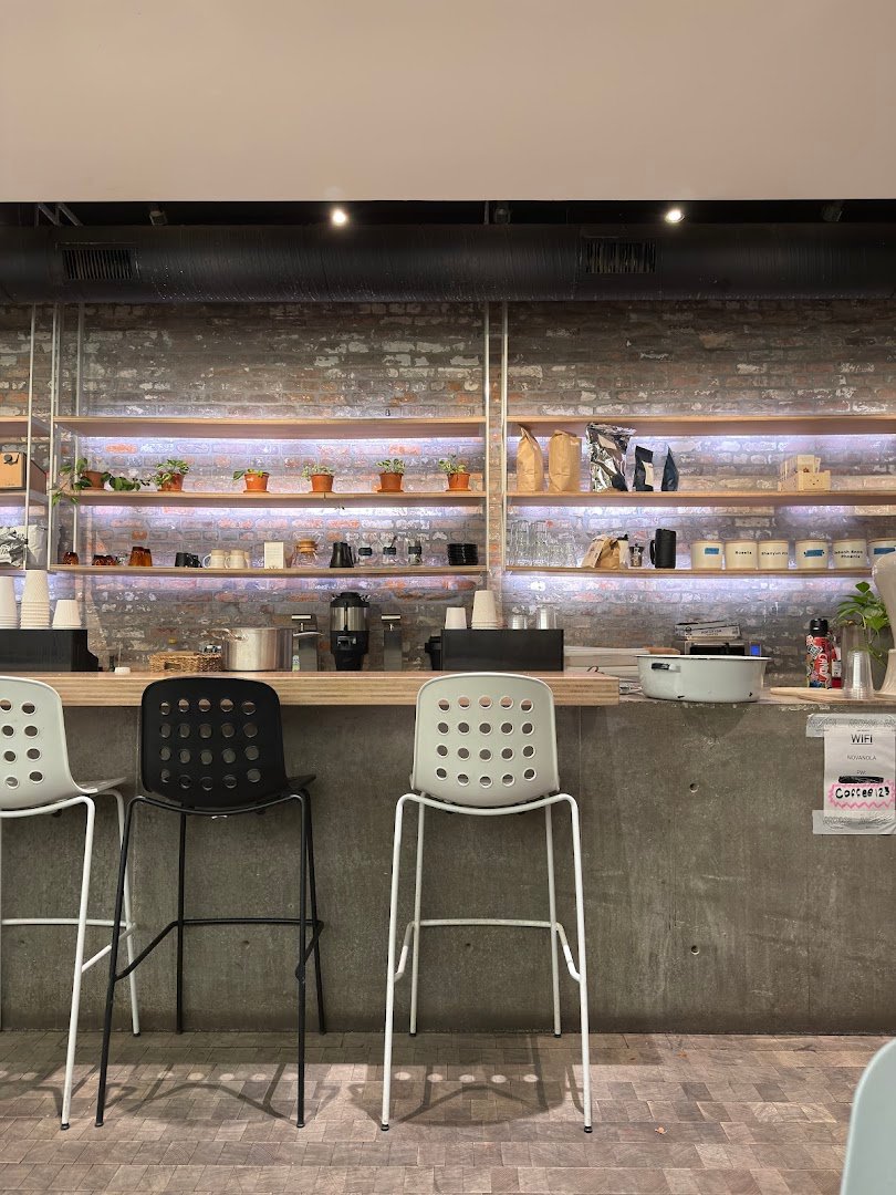 Interior of Nova Espresso, specialty coffee shop in New Orleans