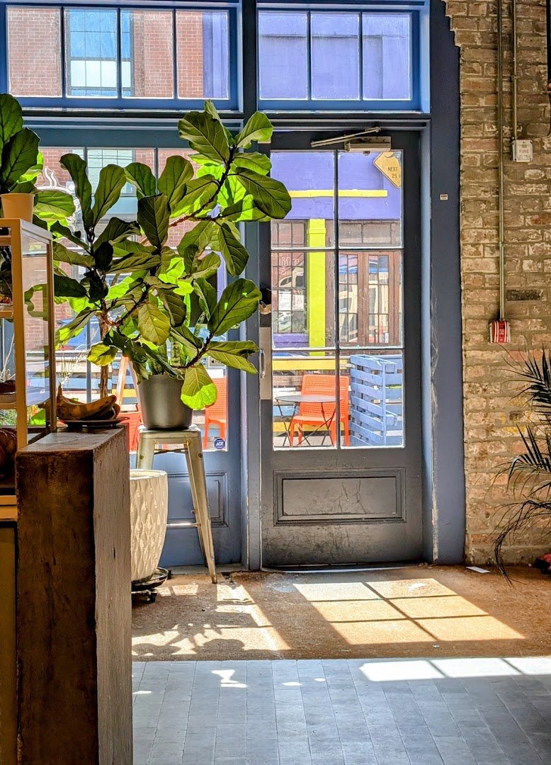 Interior of Nova Espresso, specialty coffee shop in New Orleans