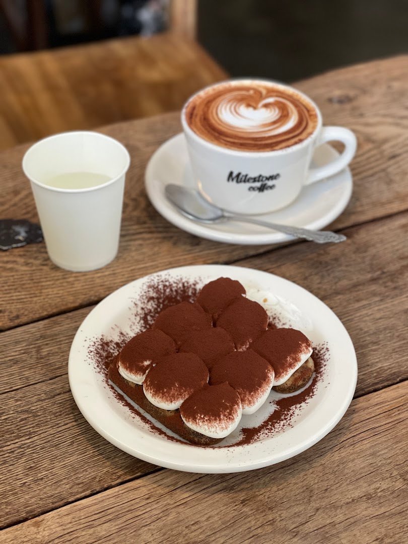 Coffee at Milestone Coffee, specialty coffee shop in Seoul