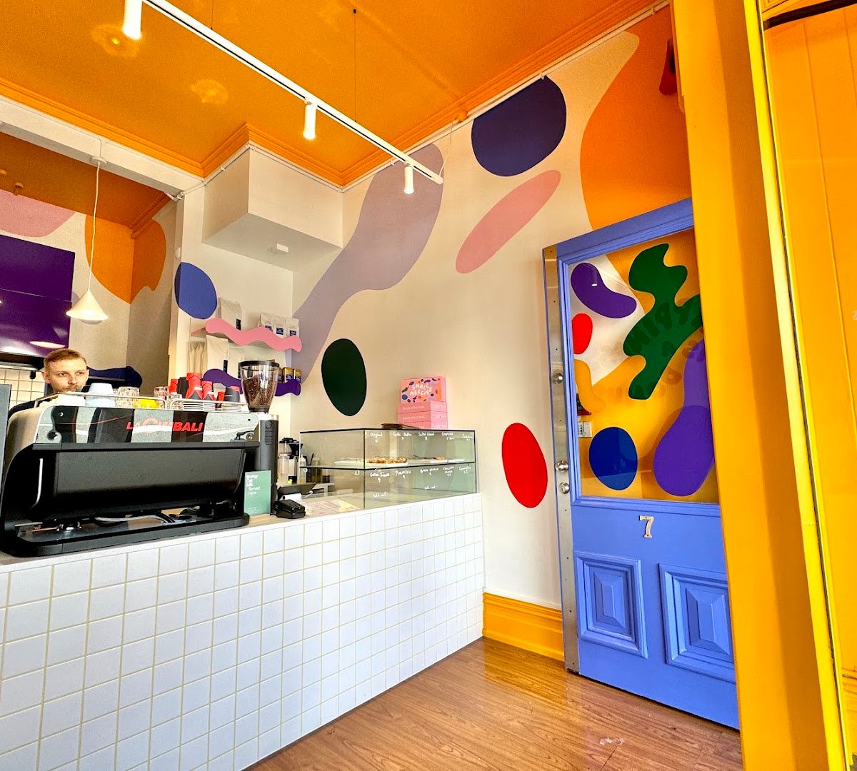 Interior of Small Mercies, specialty coffee shop in Auckland