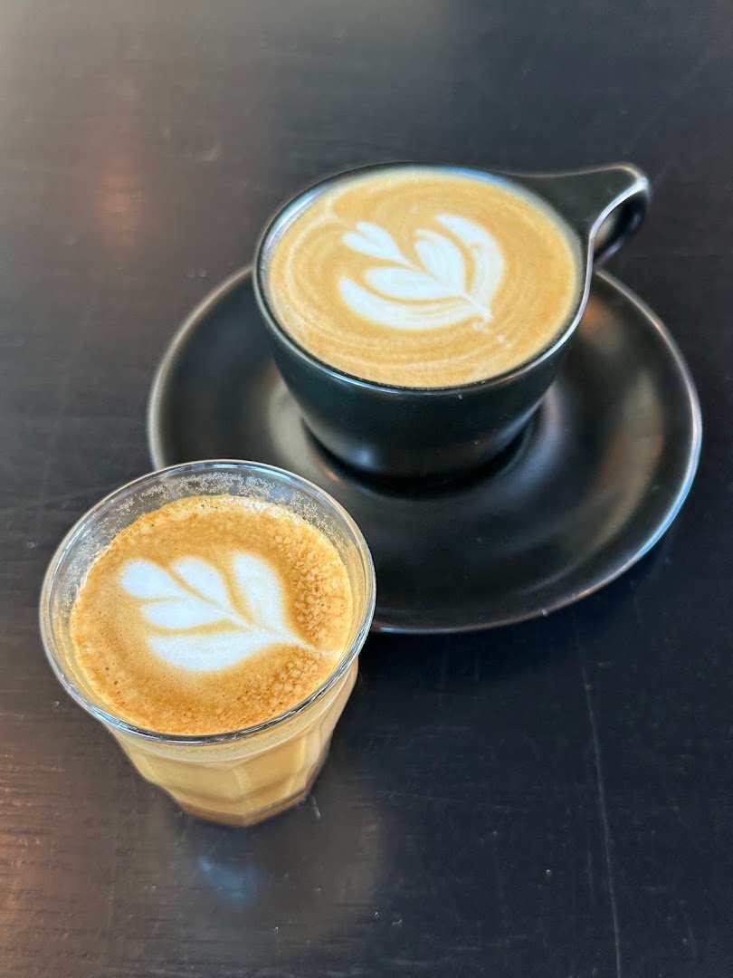 Coffee at Holy Water Coffee, specialty coffee shop in Salt Lake City