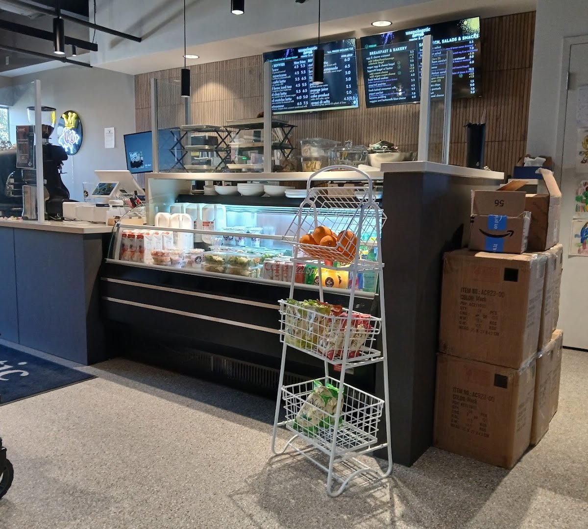 Interior of Unapologetic Coffee, specialty coffee shop in Buffalo