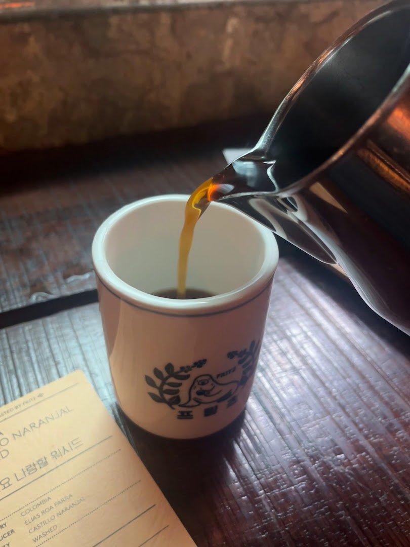 Coffee at Fritz Coffee Company, Dohwa, specialty coffee shop in Seoul