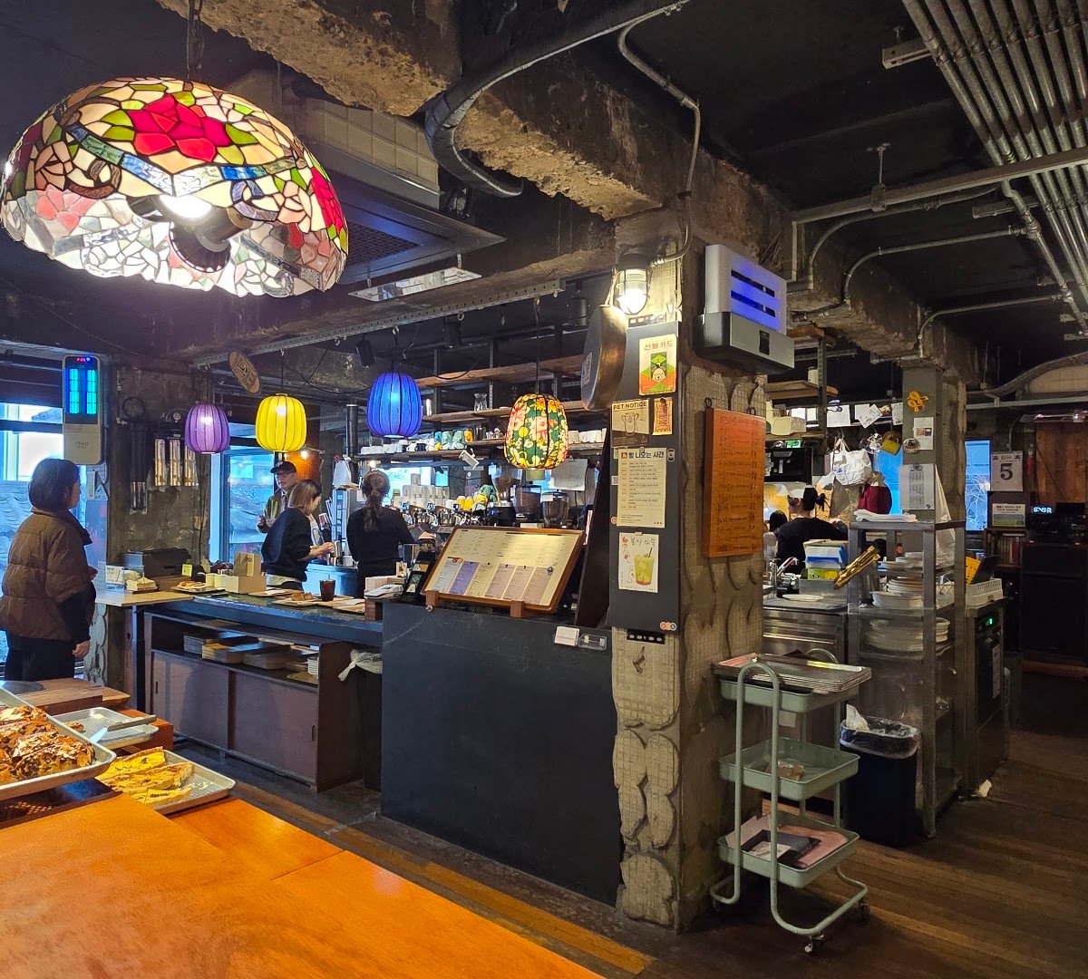 Interior of Fritz Coffee Company, Dohwa, specialty coffee shop in Seoul
