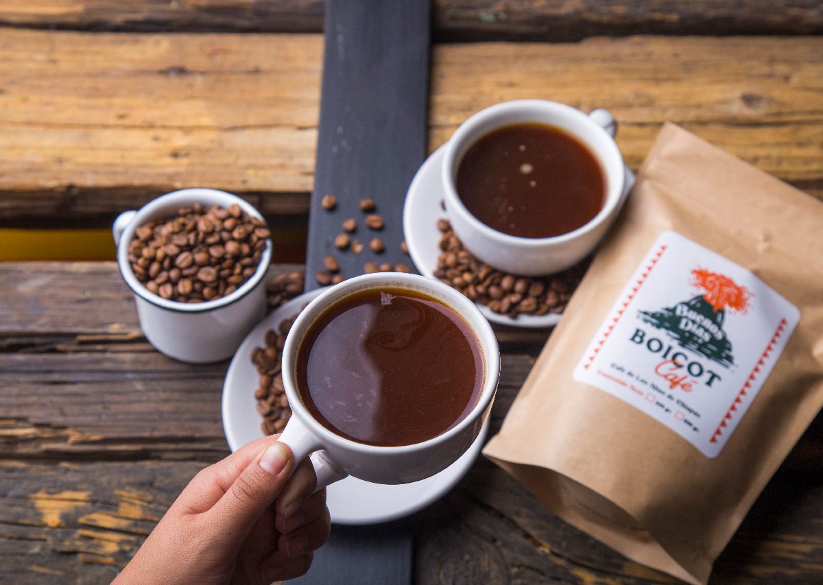 Coffee at Boicot Café Polanco, specialty coffee shop in Mexico City