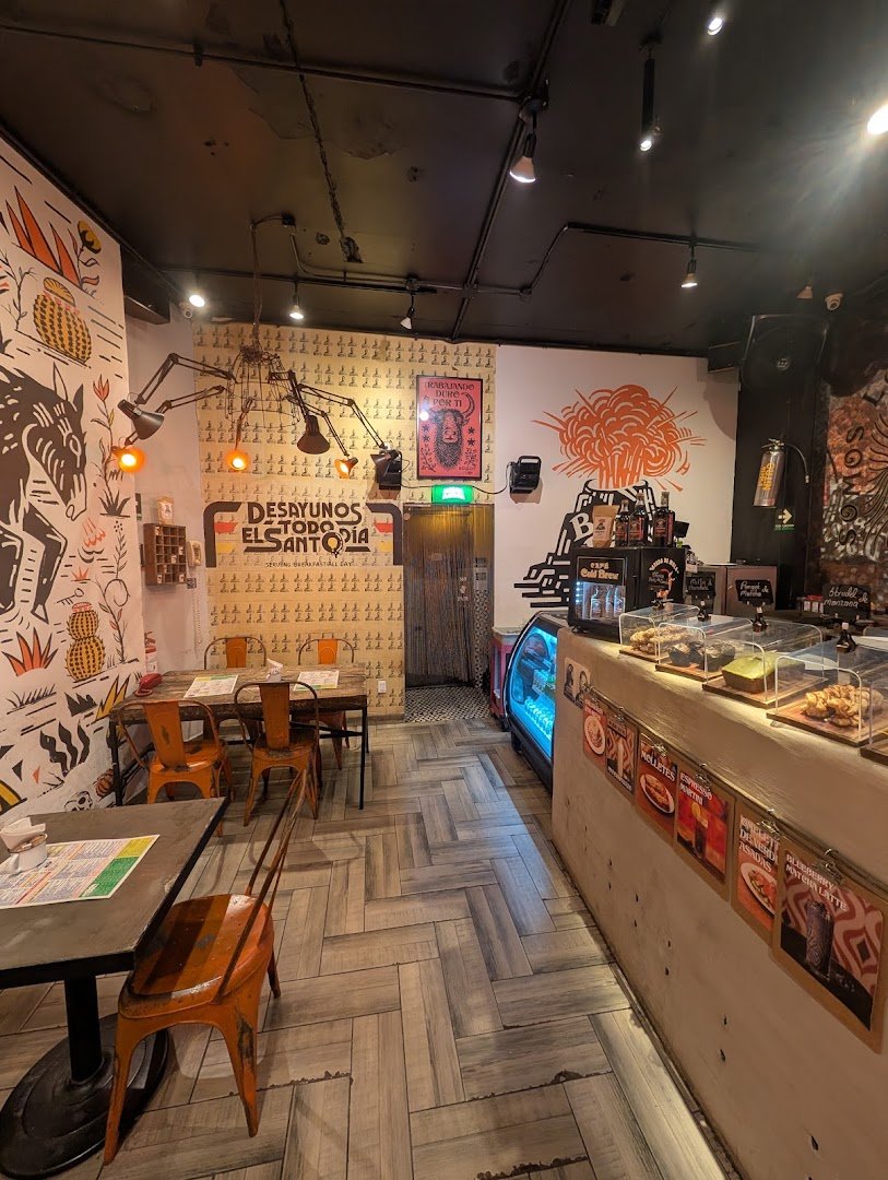 Interior of Boicot Café Polanco, specialty coffee shop in Mexico City