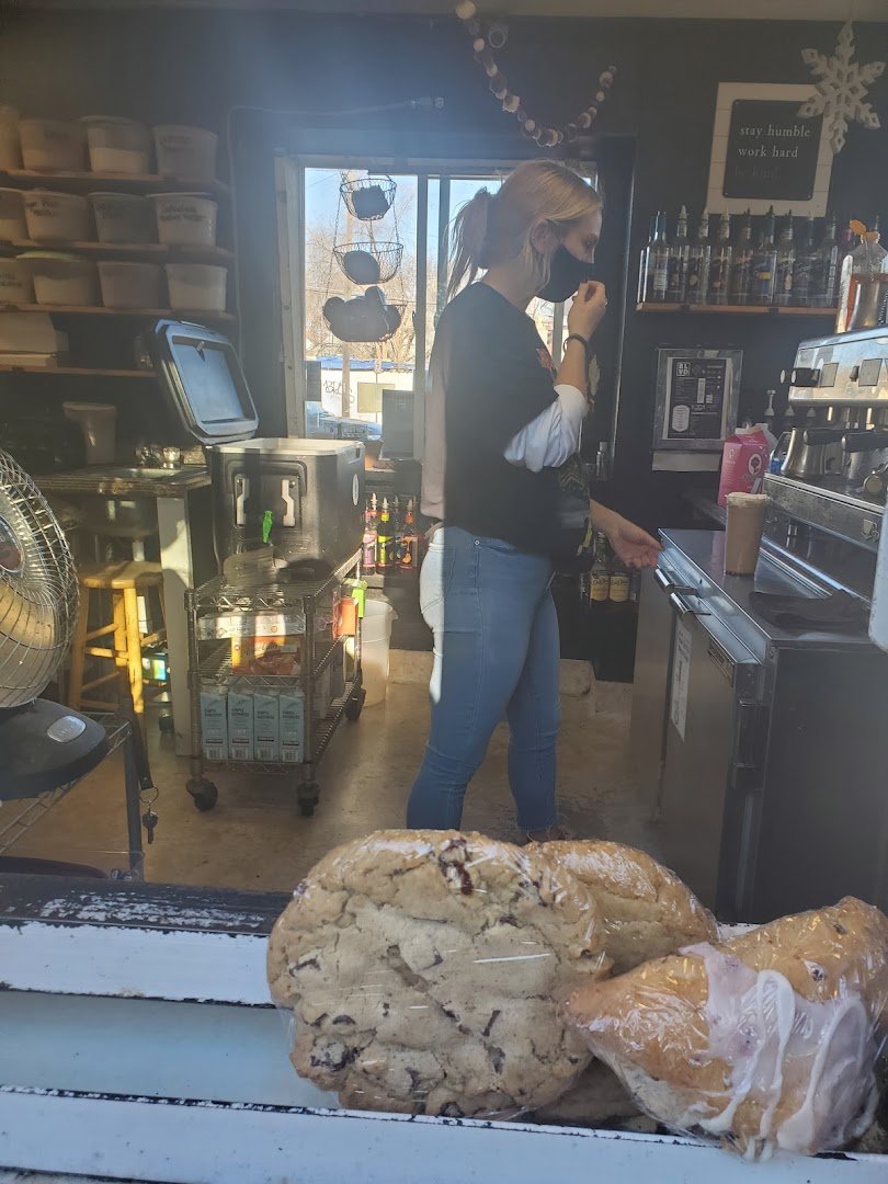 Interior of The Blvd Coffee Company, specialty coffee shop in Spokane