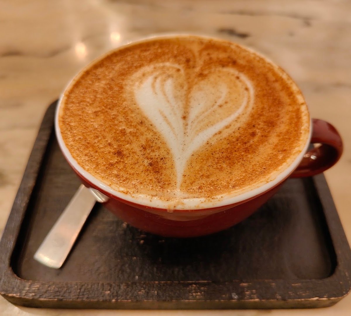 Coffee at QUEST, specialty coffee shop in Lisbon