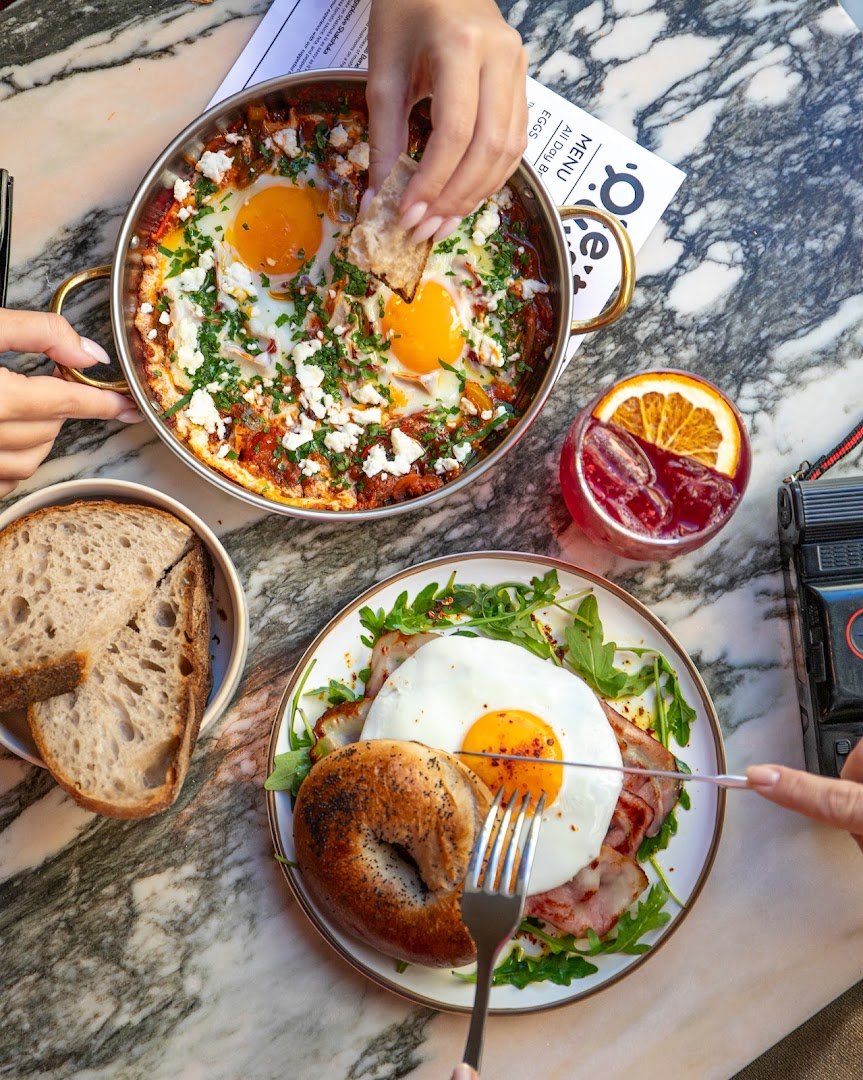 Food at QUEST, specialty coffee shop in Lisbon