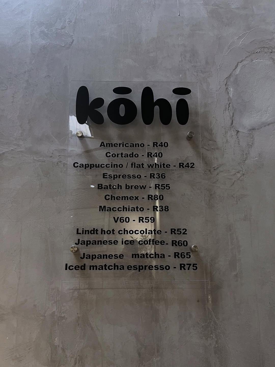Kōhī by ifuku specialty coffee shop in Johannesburg - photo 10