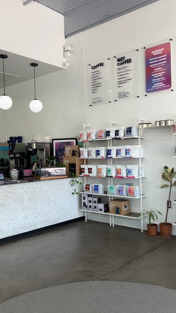 Interior of Mythical Coffee Roasters, specialty coffee shop in Phoenix
