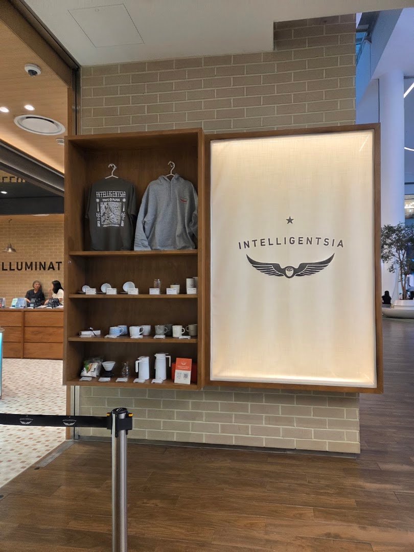 Interior of Intelligentsia Coffee Jamsil Coffeebar, specialty coffee shop in Seoul