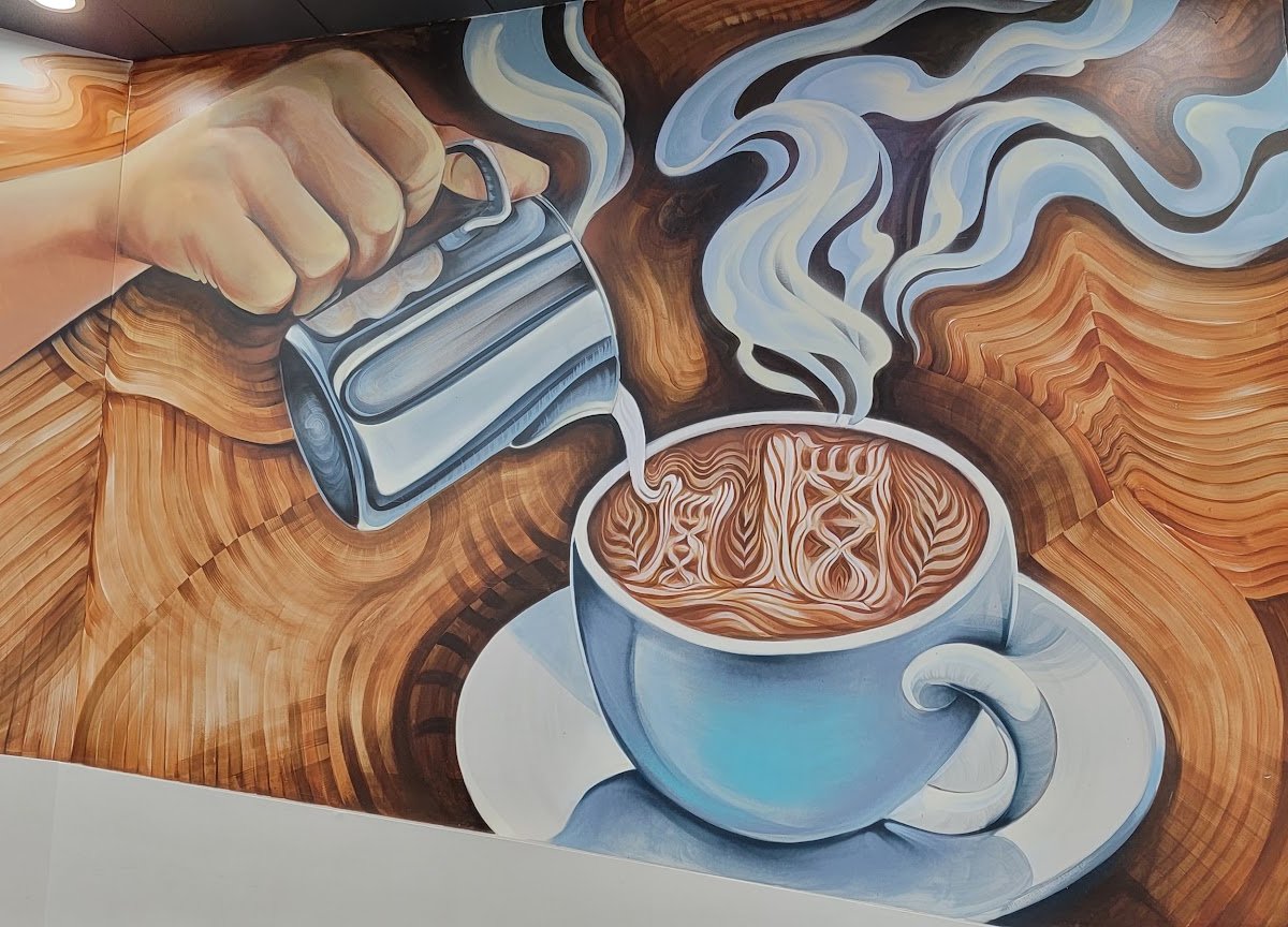 Interior of Grace Coffee Roasters, specialty coffee shop in Sacramento