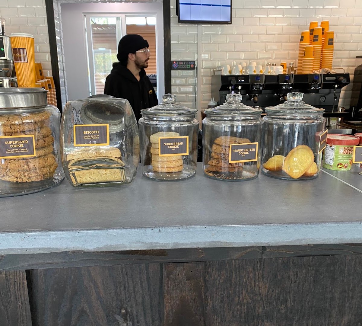 Interior of Kahwa Coffee, specialty coffee shop in Tampa-St. Petersburg