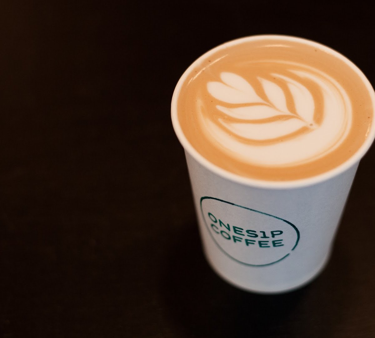 Coffee at onesip coffee, specialty coffee shop in Prague