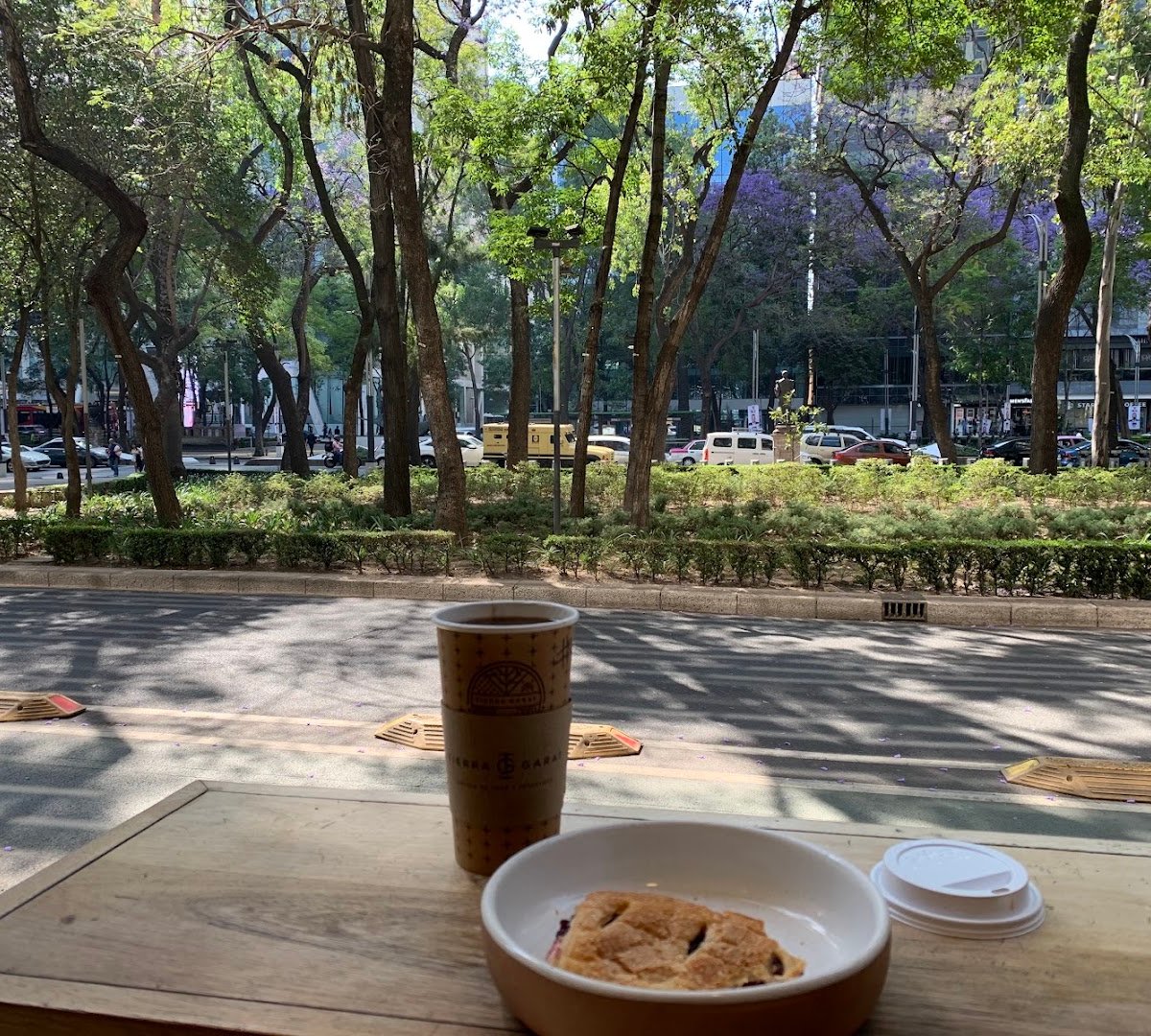Coffee at Tierra Garat Reforma, specialty coffee shop in Mexico City
