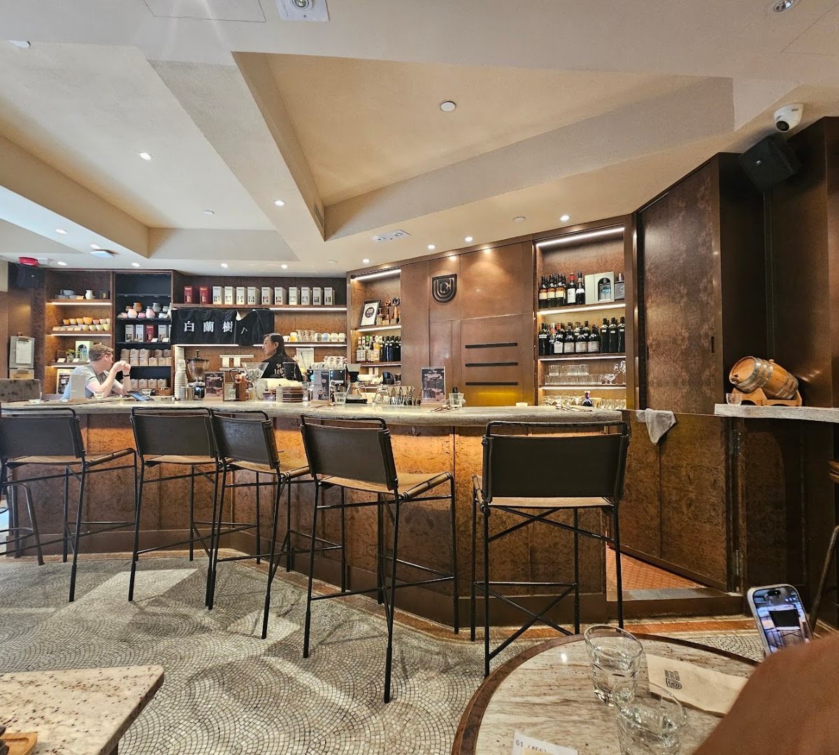 Interior of Urban Coffee Roaster, specialty coffee shop in Hong Kong