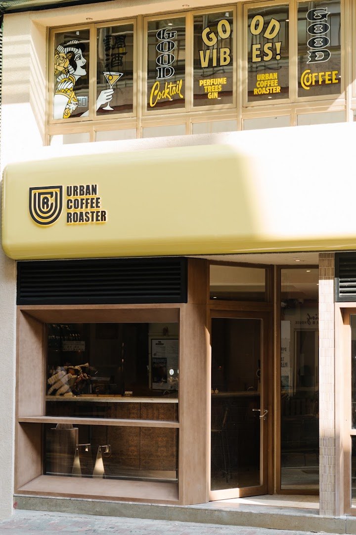 Storefront of Urban Coffee Roaster, specialty coffee shop in Hong Kong