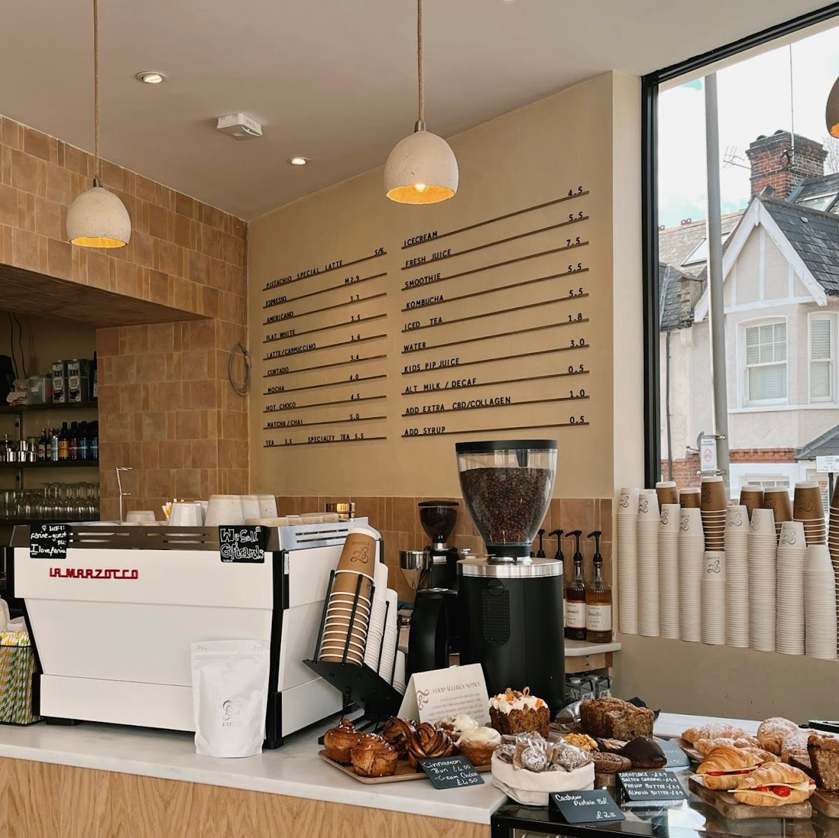 Farine specialty coffee shop in London - photo 6