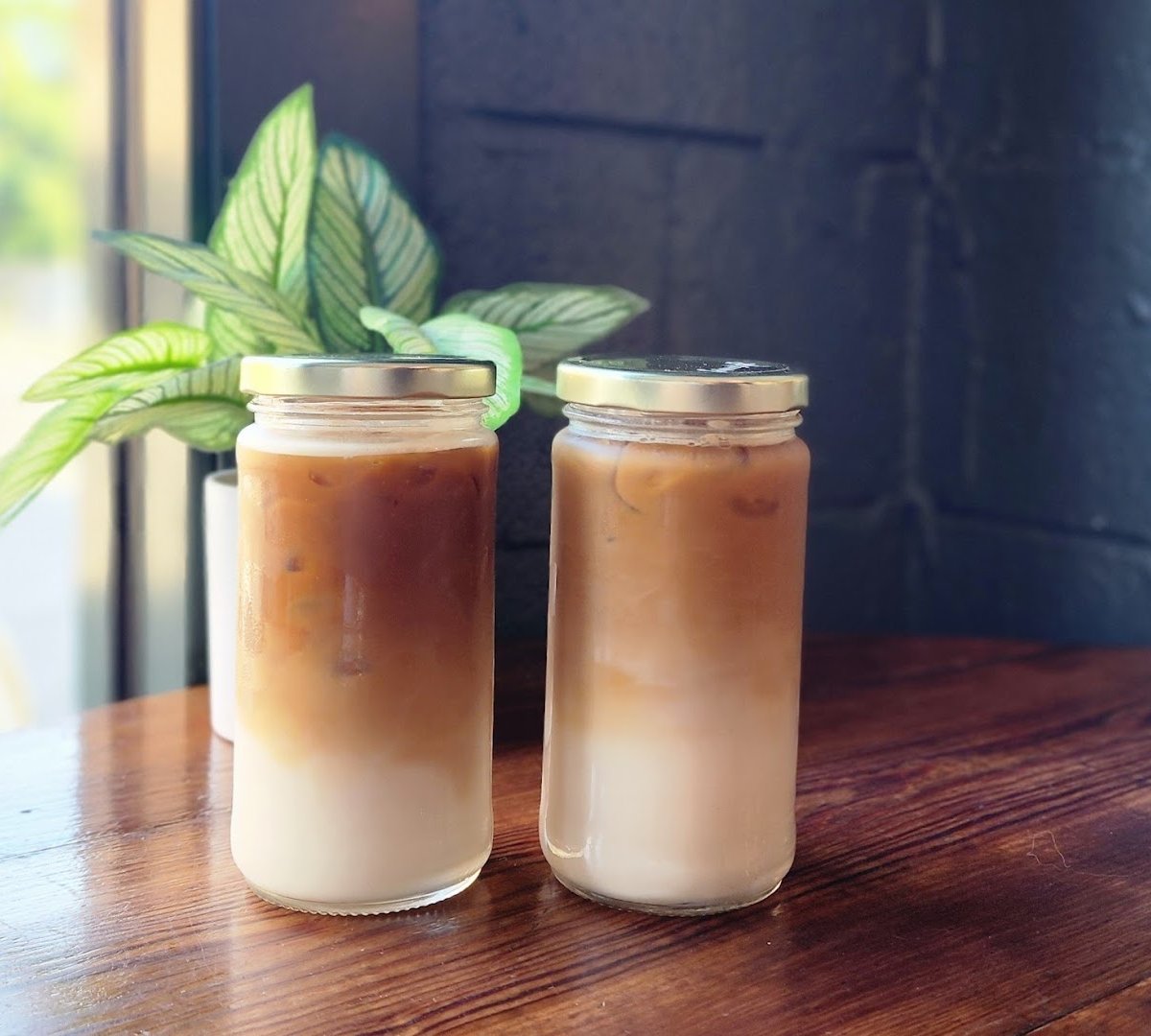 Coffee at Amberson Coffee & Grocer, specialty coffee shop in Indianapolis