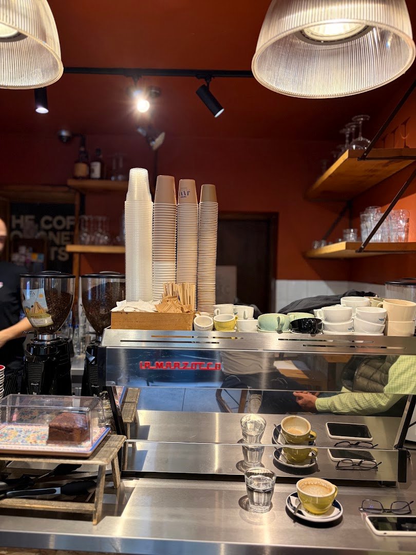 Interior of Java Coffee Serbia, specialty coffee shop in Belgrade