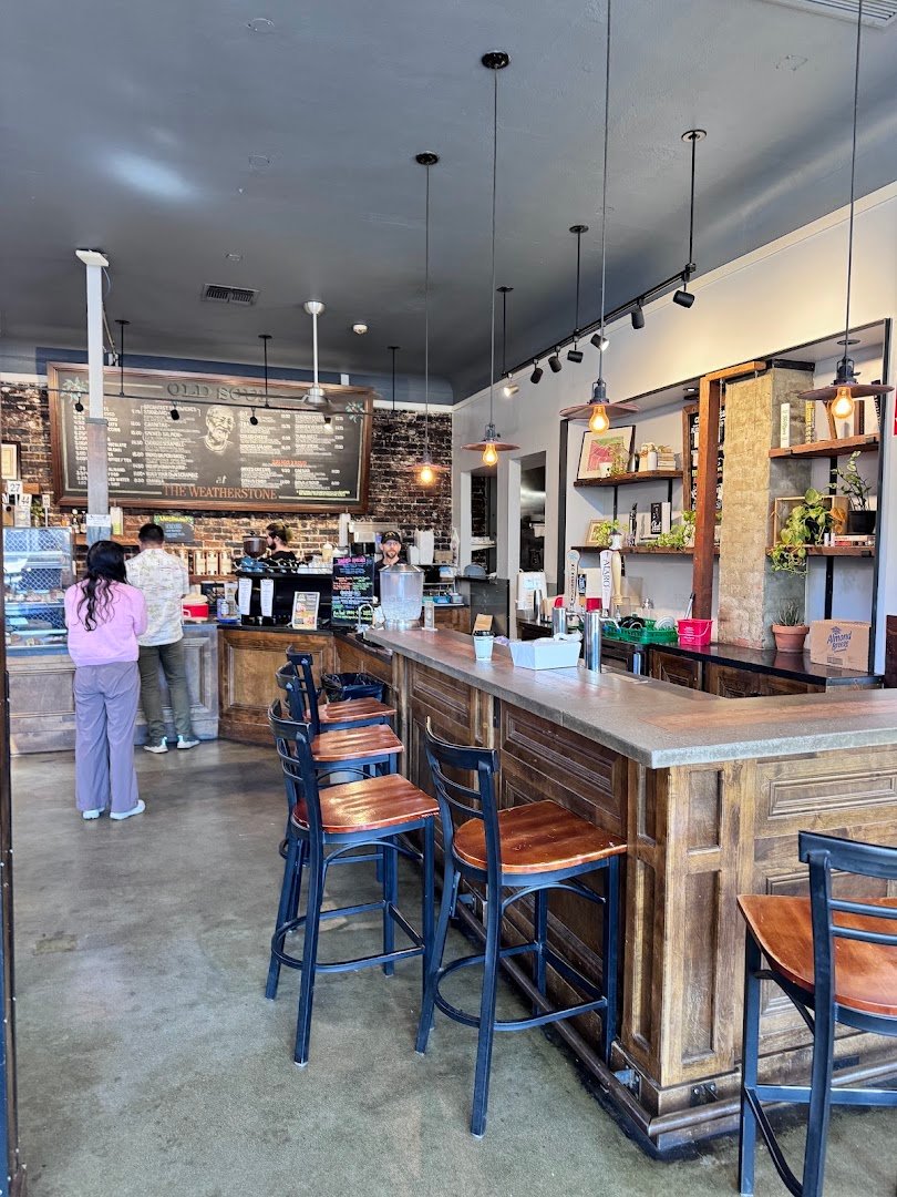 Interior of Old Soul at The Weatherstone, specialty coffee shop in Sacramento