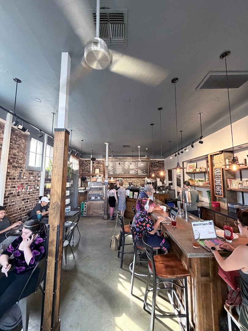 Interior of Old Soul at The Weatherstone, specialty coffee shop in Sacramento
