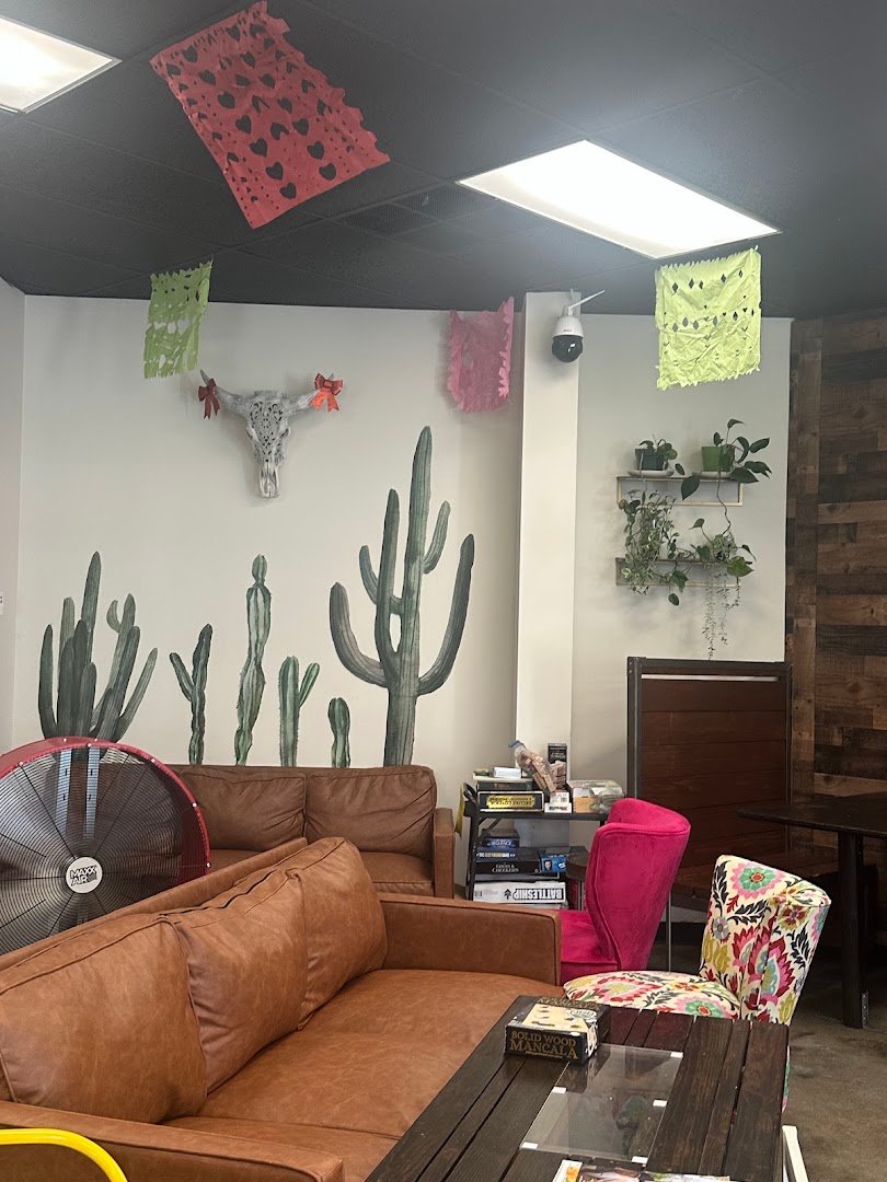 Interior of Coffee Alley, specialty coffee shop in Omaha