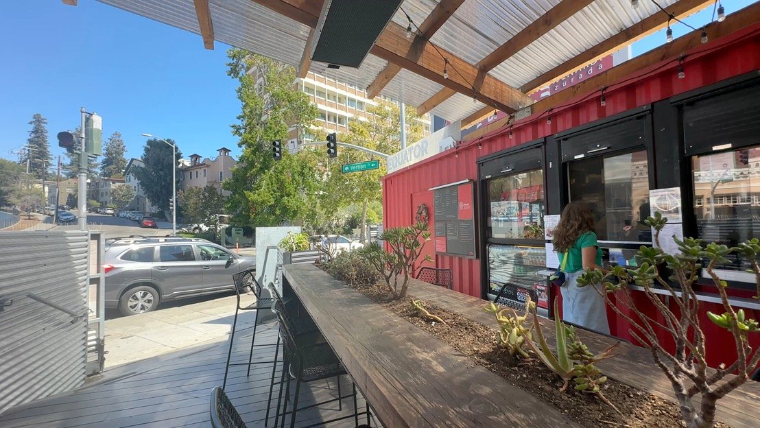Storefront of Equator Coffees, specialty coffee shop in Oakland