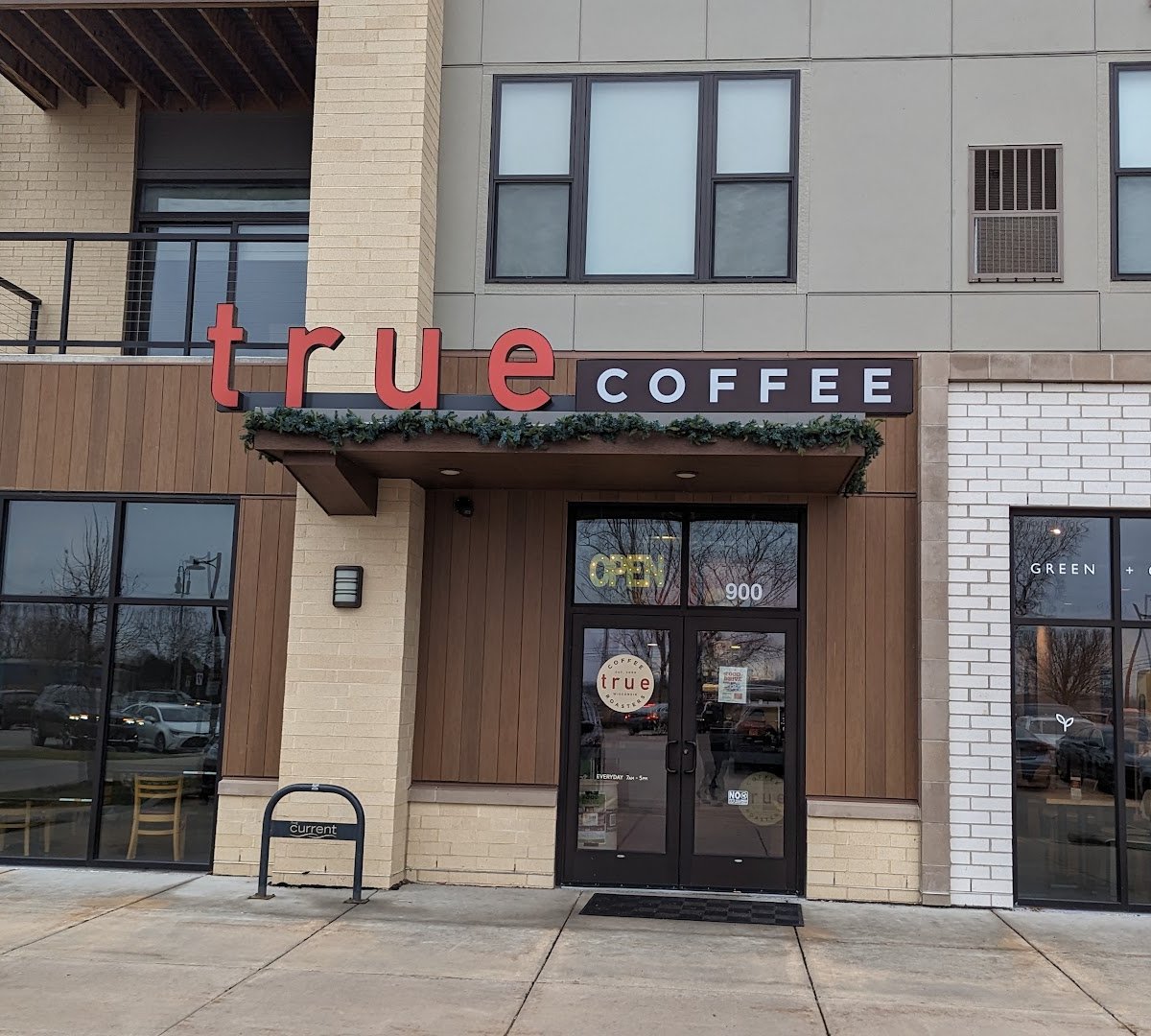 Storefront of True Coffee Roasters - Cafe, specialty coffee shop in Madison