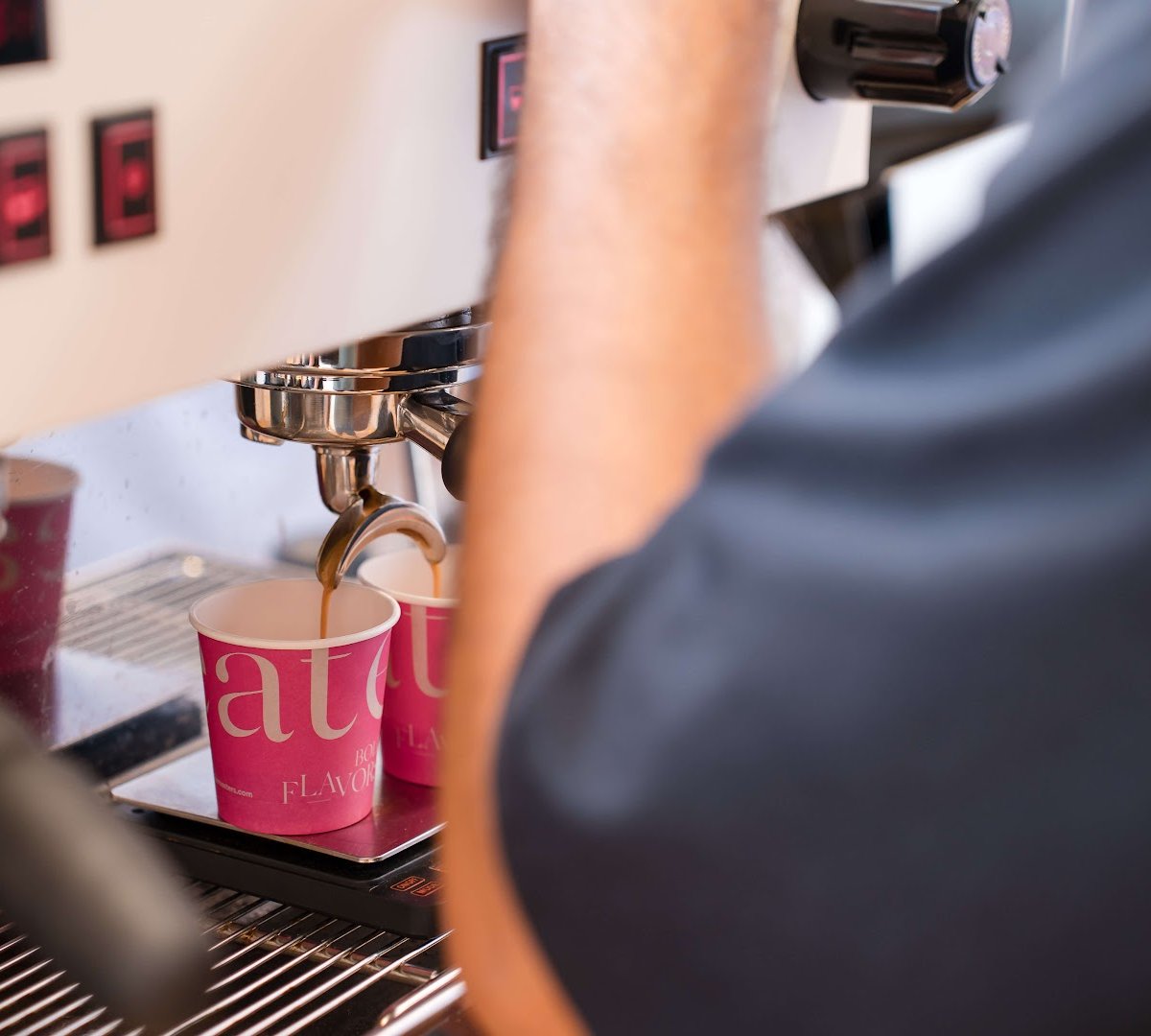Coffee at Create Coffee Roasters, specialty coffee shop in Athens