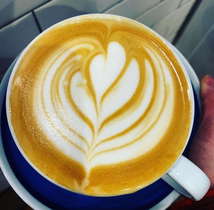 Coffee at Zen Coffee Company West, specialty coffee shop in Omaha