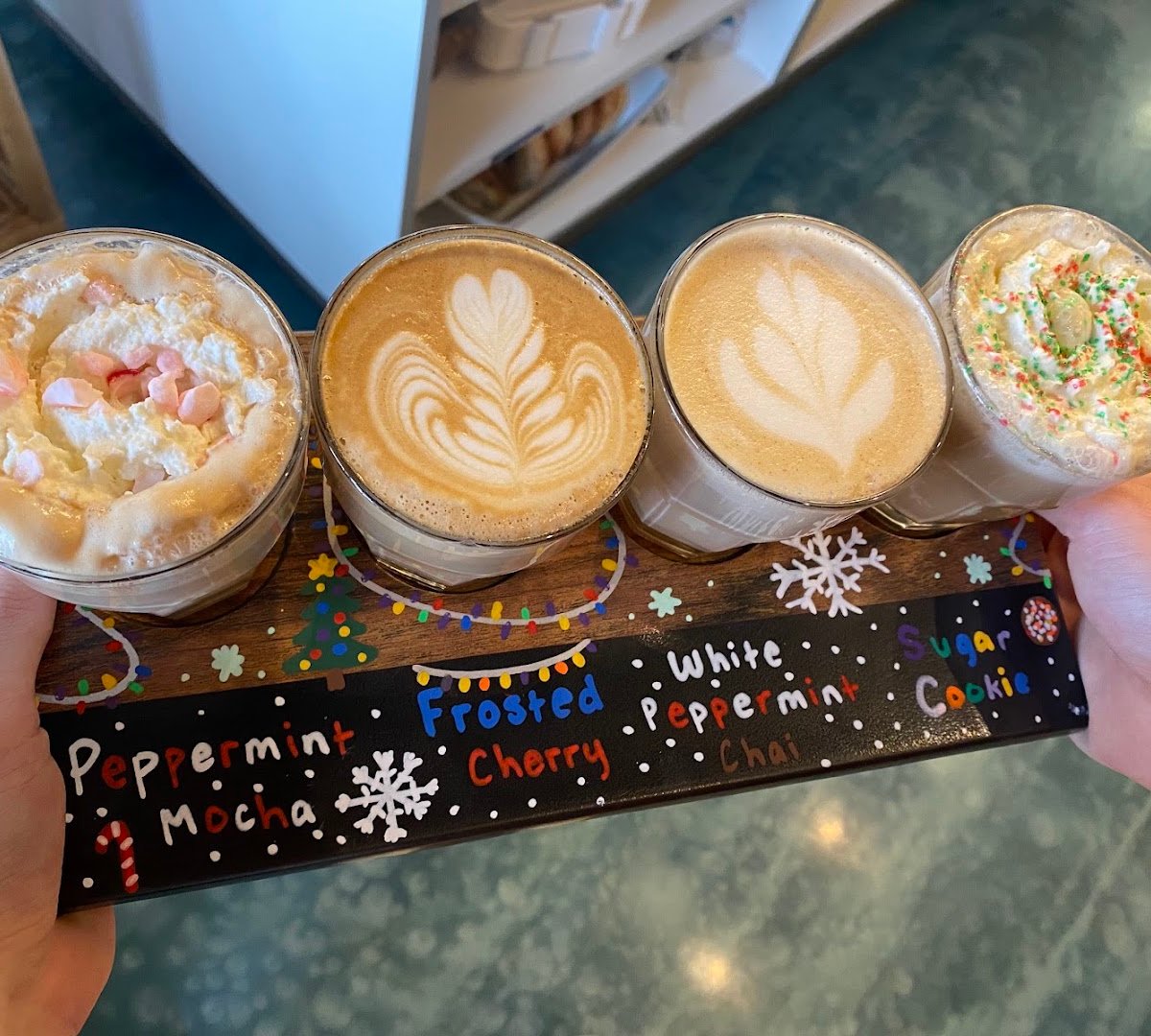 Coffee at Zen Coffee Company West, specialty coffee shop in Omaha