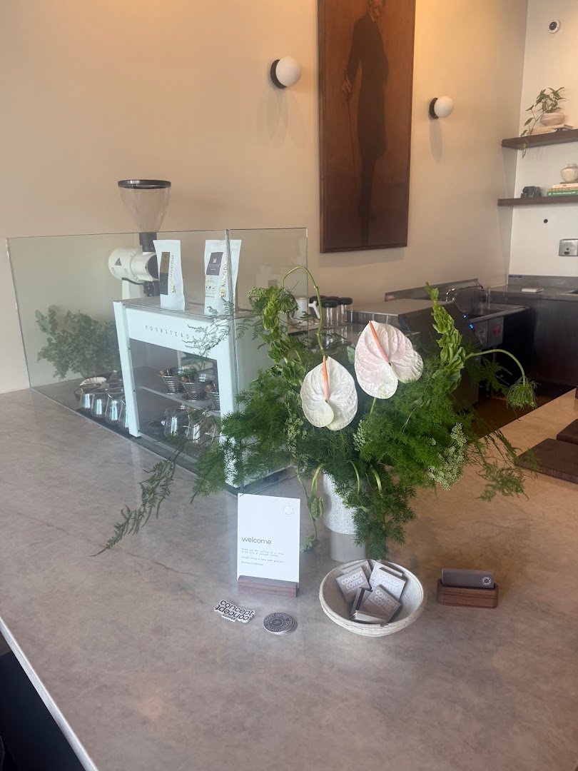 Interior of Concept Coffee, specialty coffee shop in Sacramento