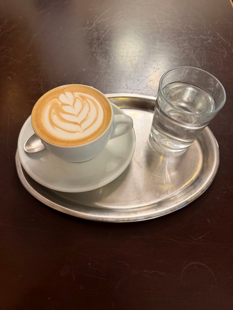 Coffee at Kaldi, specialty coffee shop in Prague