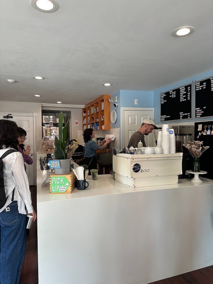 Interior of Jiggy Coffee, specialty coffee shop in Philadelphia