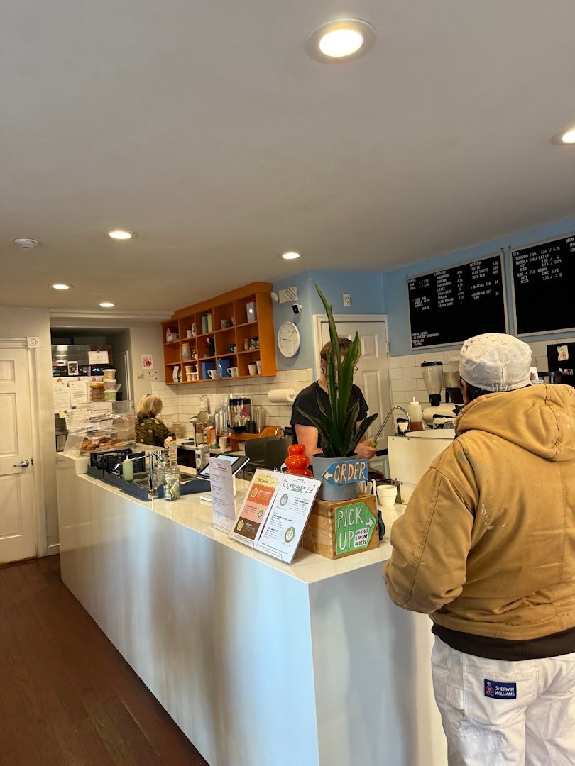 Interior of Jiggy Coffee, specialty coffee shop in Philadelphia